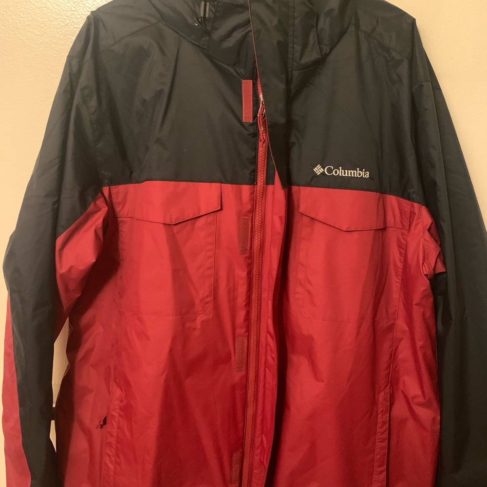 Columbia rainproof interchangeable jacket